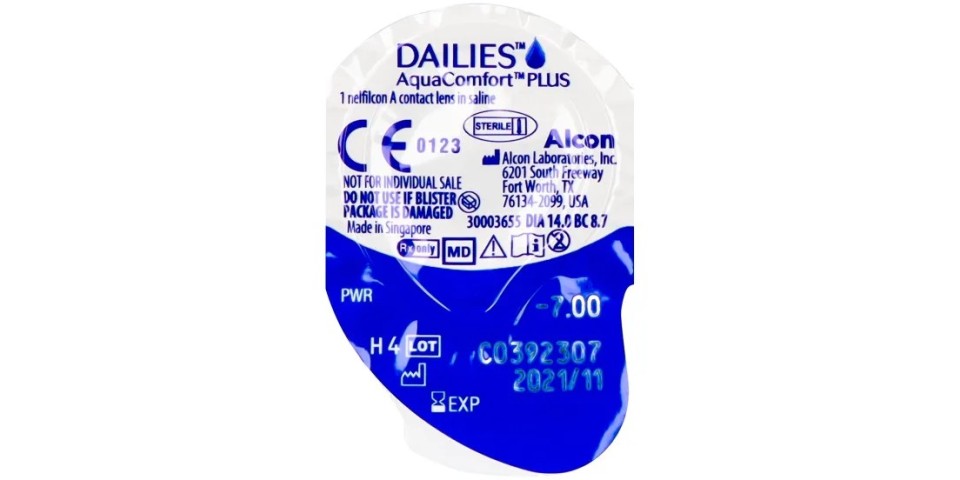 Lentillas Dailies AquaComfort Plus (90lentillas)
