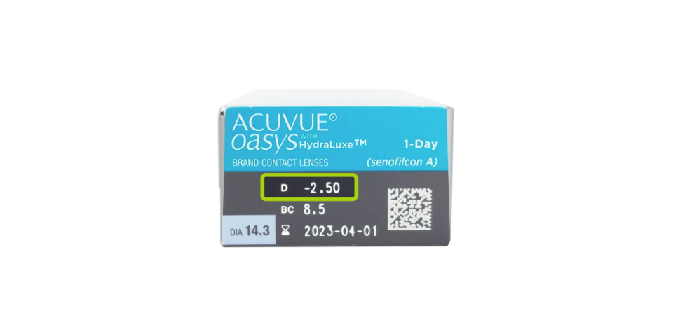 Lentillas Acuvue Oasys 1 Day with HydraLuxe