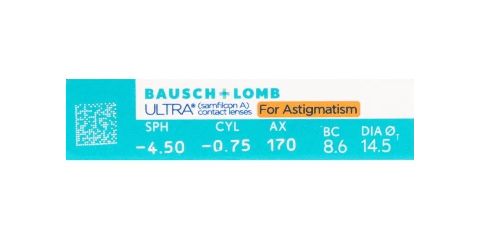 Lentillas Ultra for Astigmatism (6 lentillas)